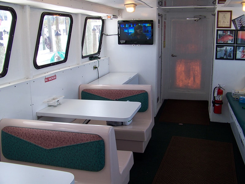 Interior of the Emerald Spirit fishing vessel