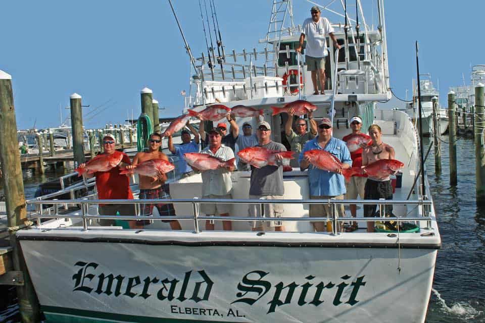 Deep Sea Fishing on The Emerald Spirit in Orange Beach, Alabama